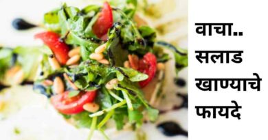 सॅलड (Salad) Top 12 Benefits for Health's in Marathi | सलाड खाण्याचे फायदे