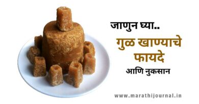 गुळ खाण्याचे फायदे आणि तोटे | Benefits of Eating Jaggery in Marathi